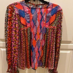 Bl^nk Peasant Blouse Size XS
